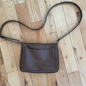 Roots 🦫 Classic Brown faux Leather Crossbody Bag - Roots